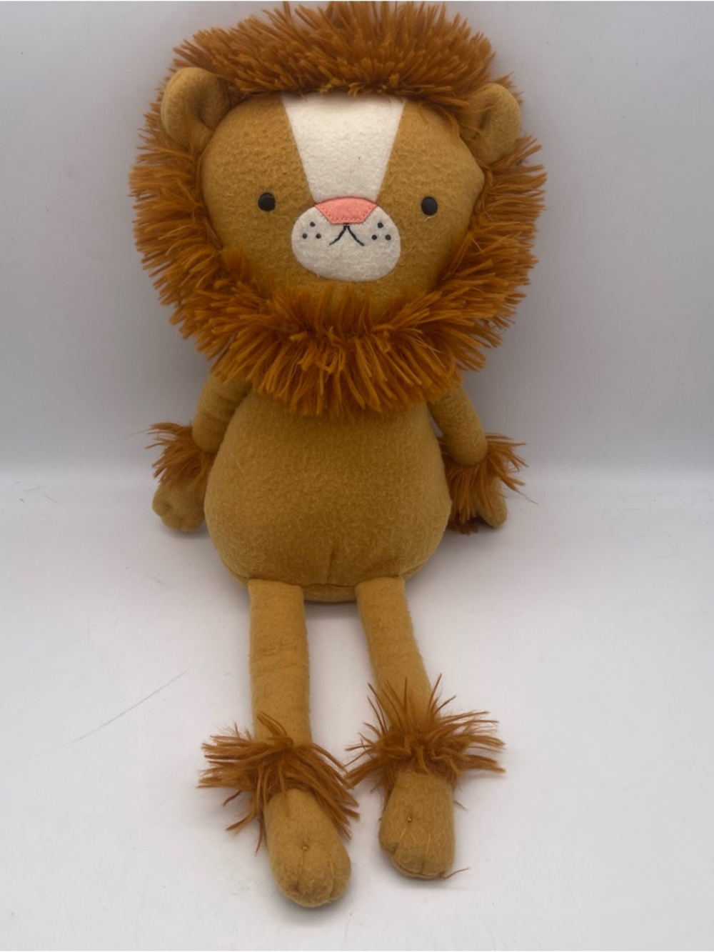 Hallmark Gifts MopTops You Are Brave Lion Fleece Plush Stuffed Animal Lovey T23